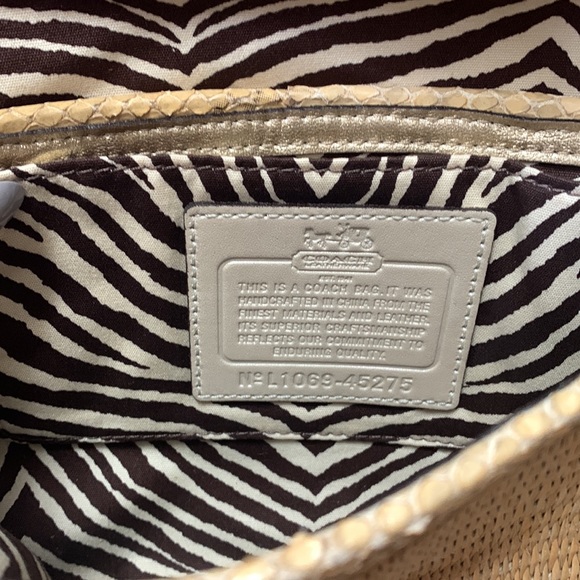 Coach tweed large clutch - Picture 3 of 5